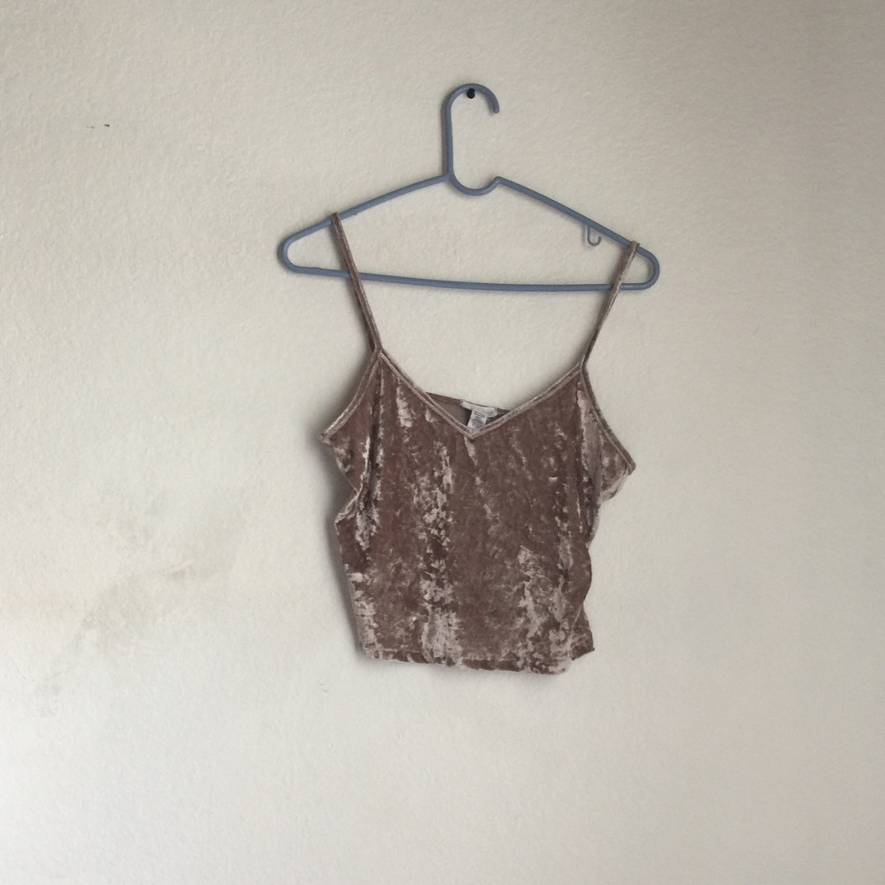 Velvet tank top